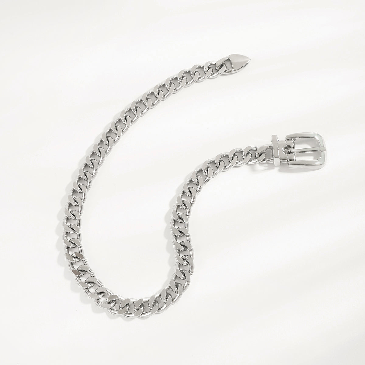 N11516 Vintage Adjustable Buckle Statement Necklace