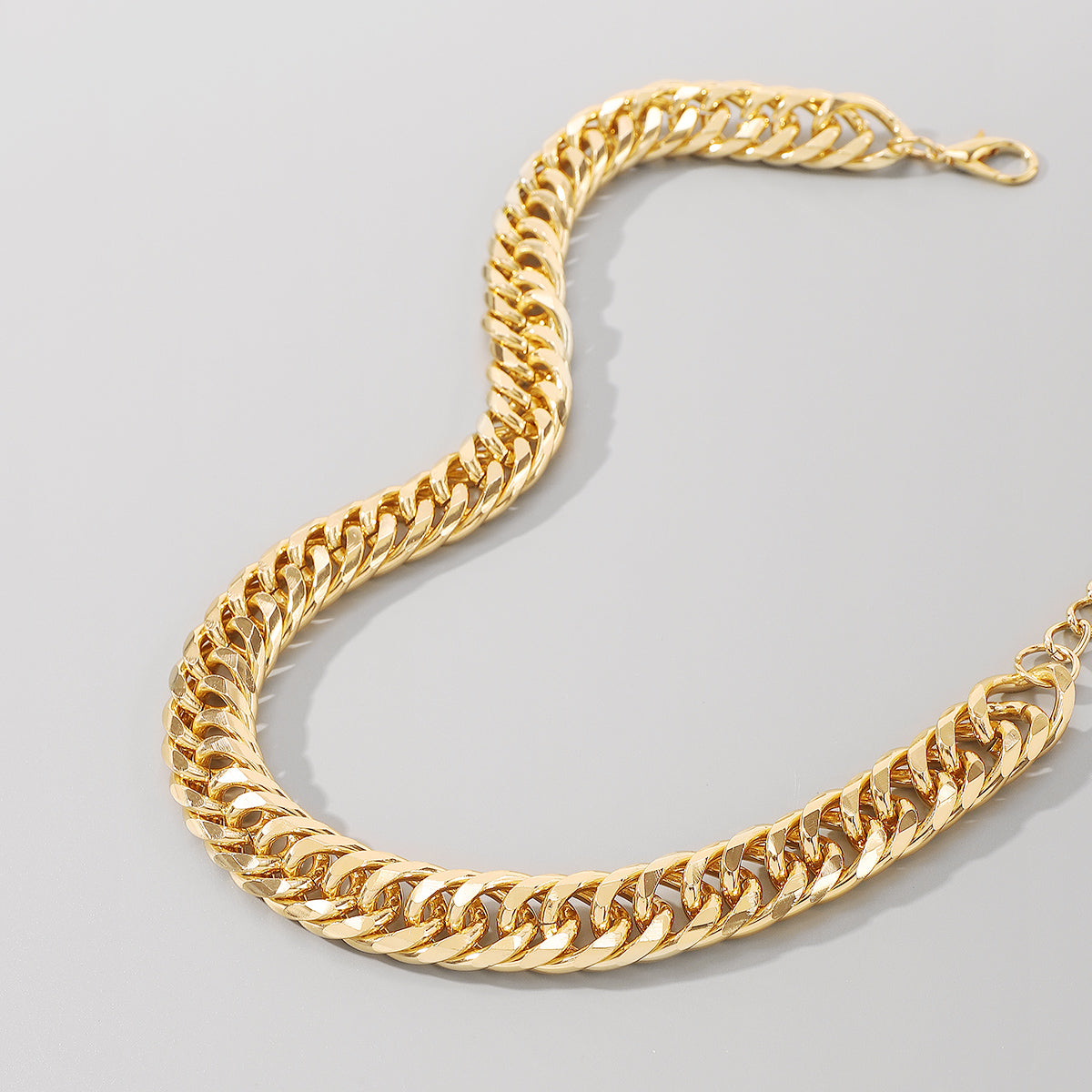 N7134 Cuban Gold Chunky Chain Necklace
