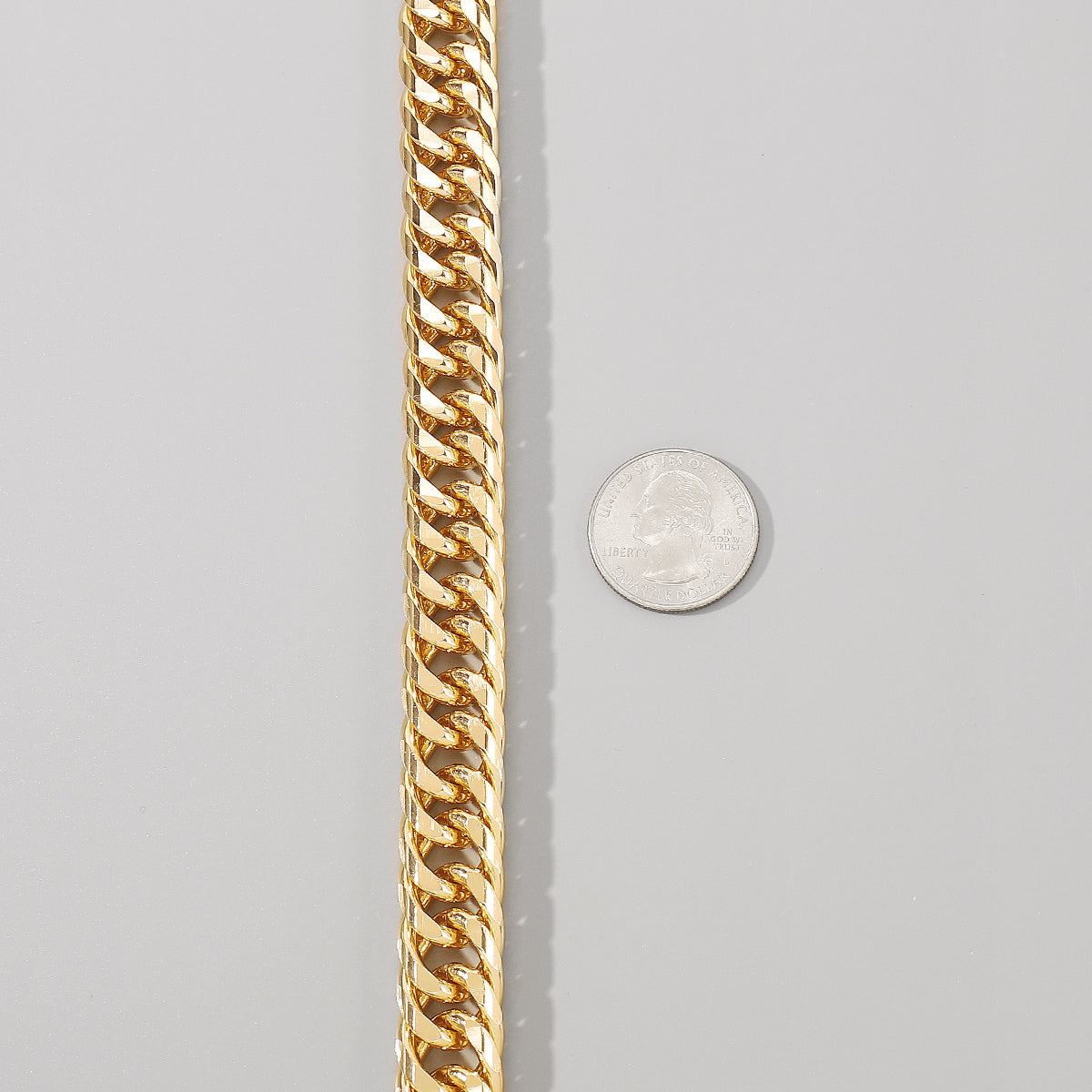 N7134 Cuban Gold Chunky Chain Necklace