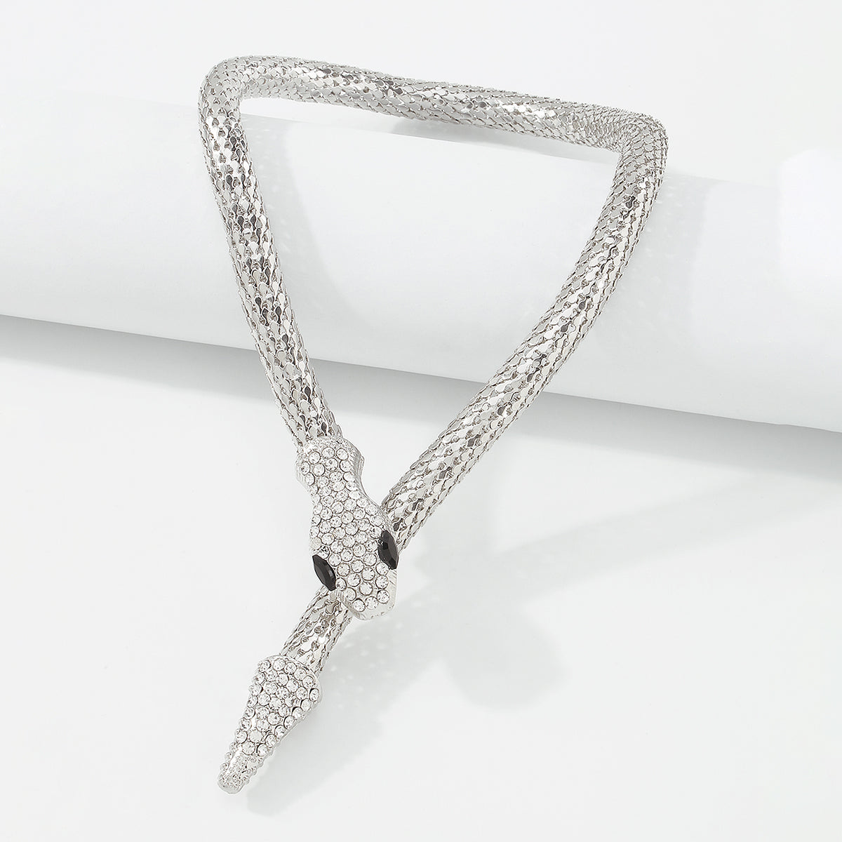 N9274 Rhinestone Snake Choker Necklace