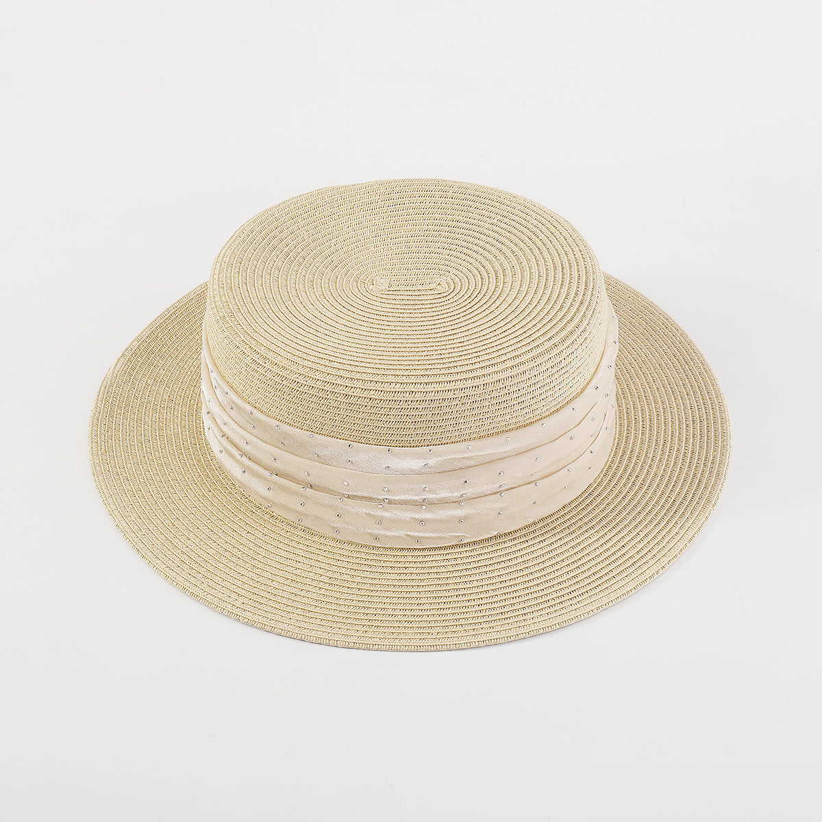Q0128 Summer Straw Sun Hat Wide Brim Panama Hats
