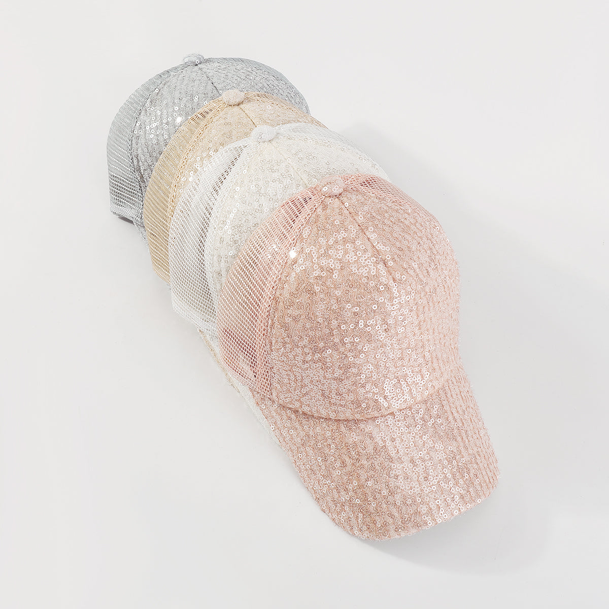Q0135 Shiny Sequins Baseball Cap