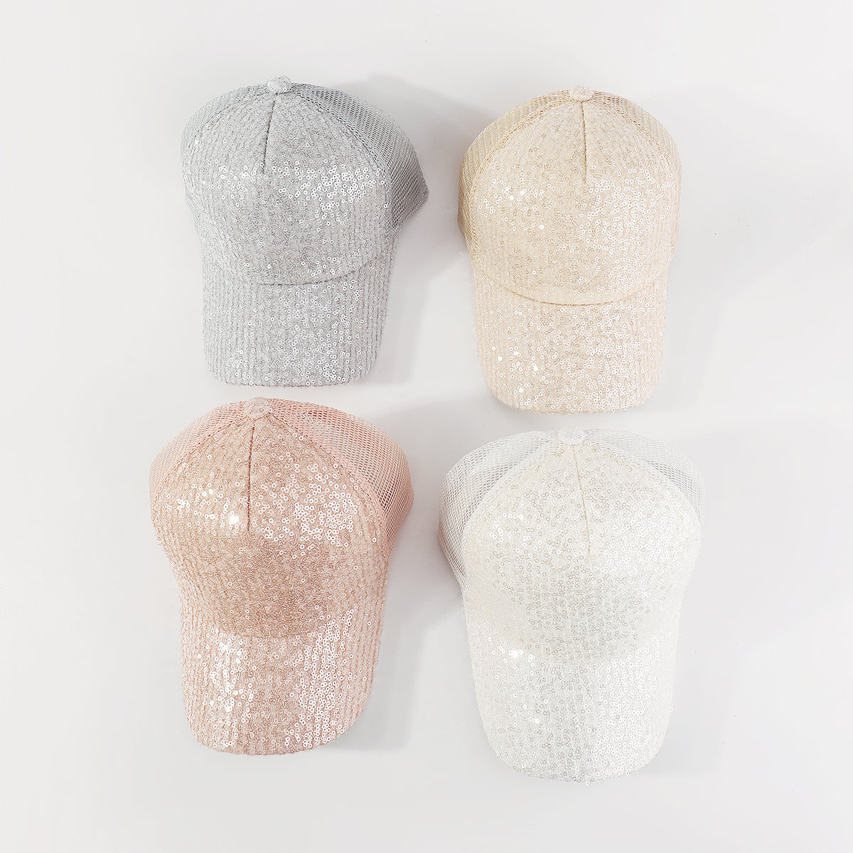 Q0135 Shiny Sequins Baseball Cap