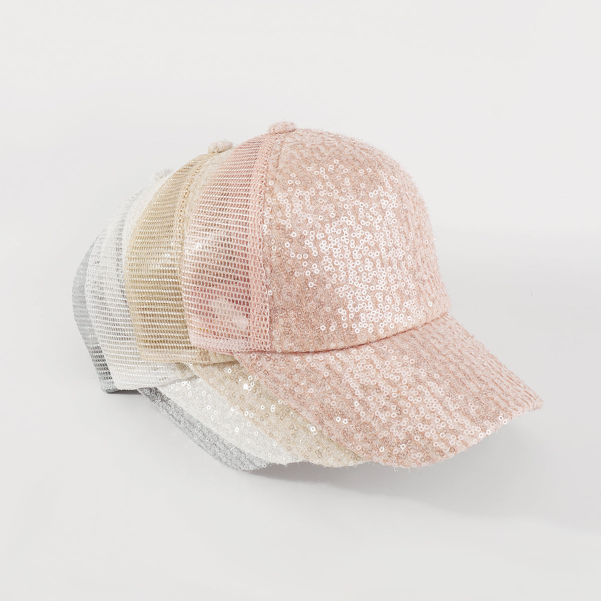 Q0135 Shiny Sequins Baseball Cap
