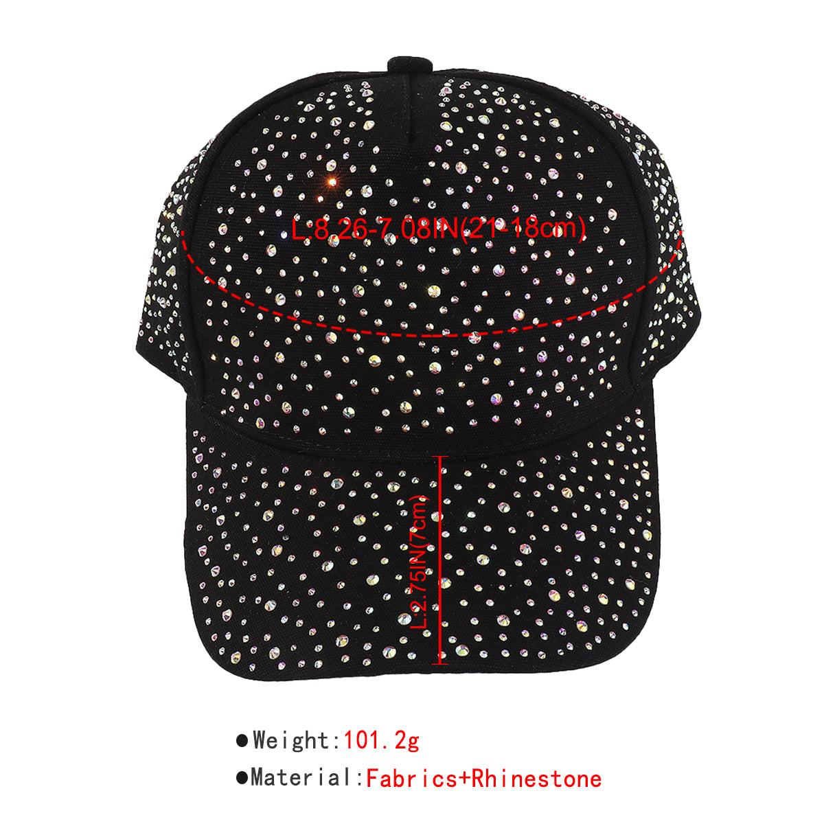 Q0154 Rhinestone Baseball Cap