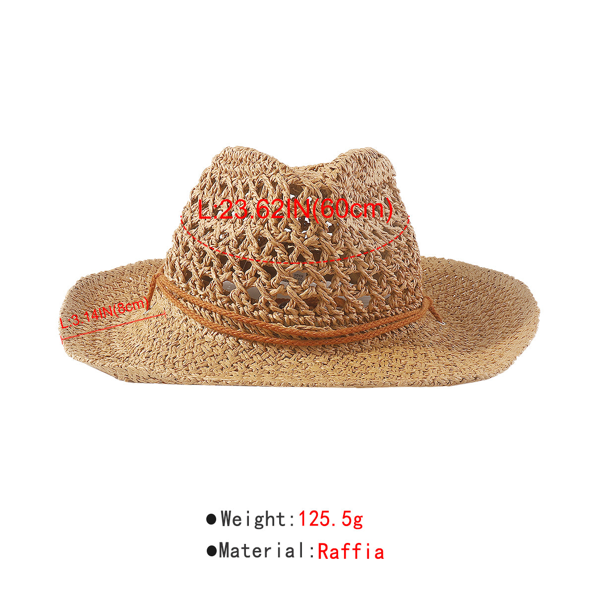 Q0185 Coastal Cowgirl Straw Sun Hat