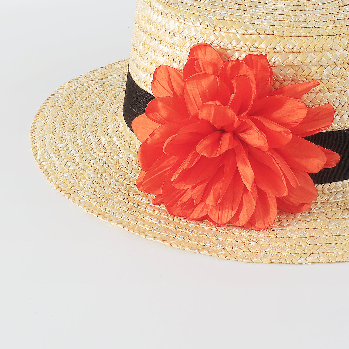 Q0241 Large Flower Panama Sun Hat