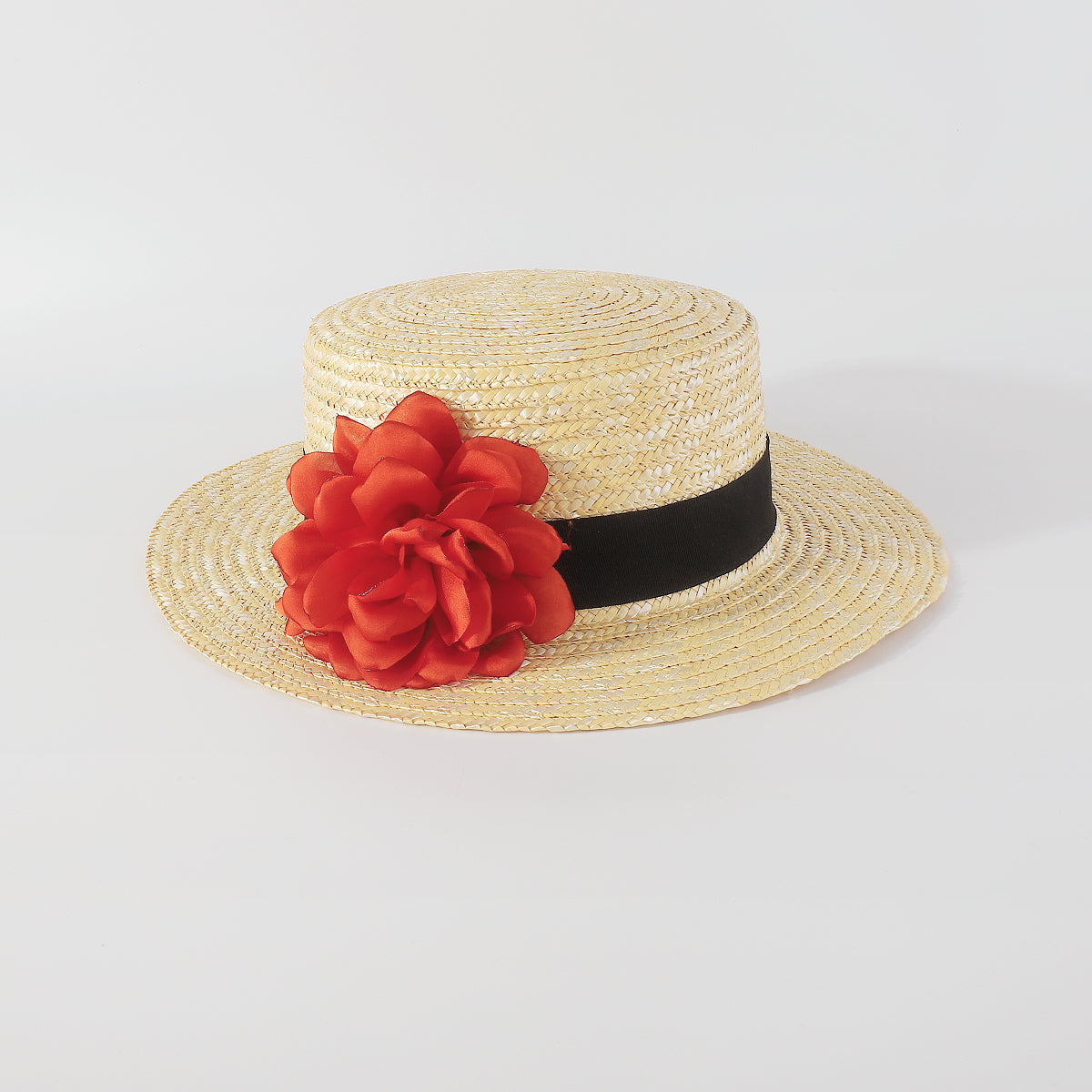 Q0241 Large Flower Panama Sun Hat