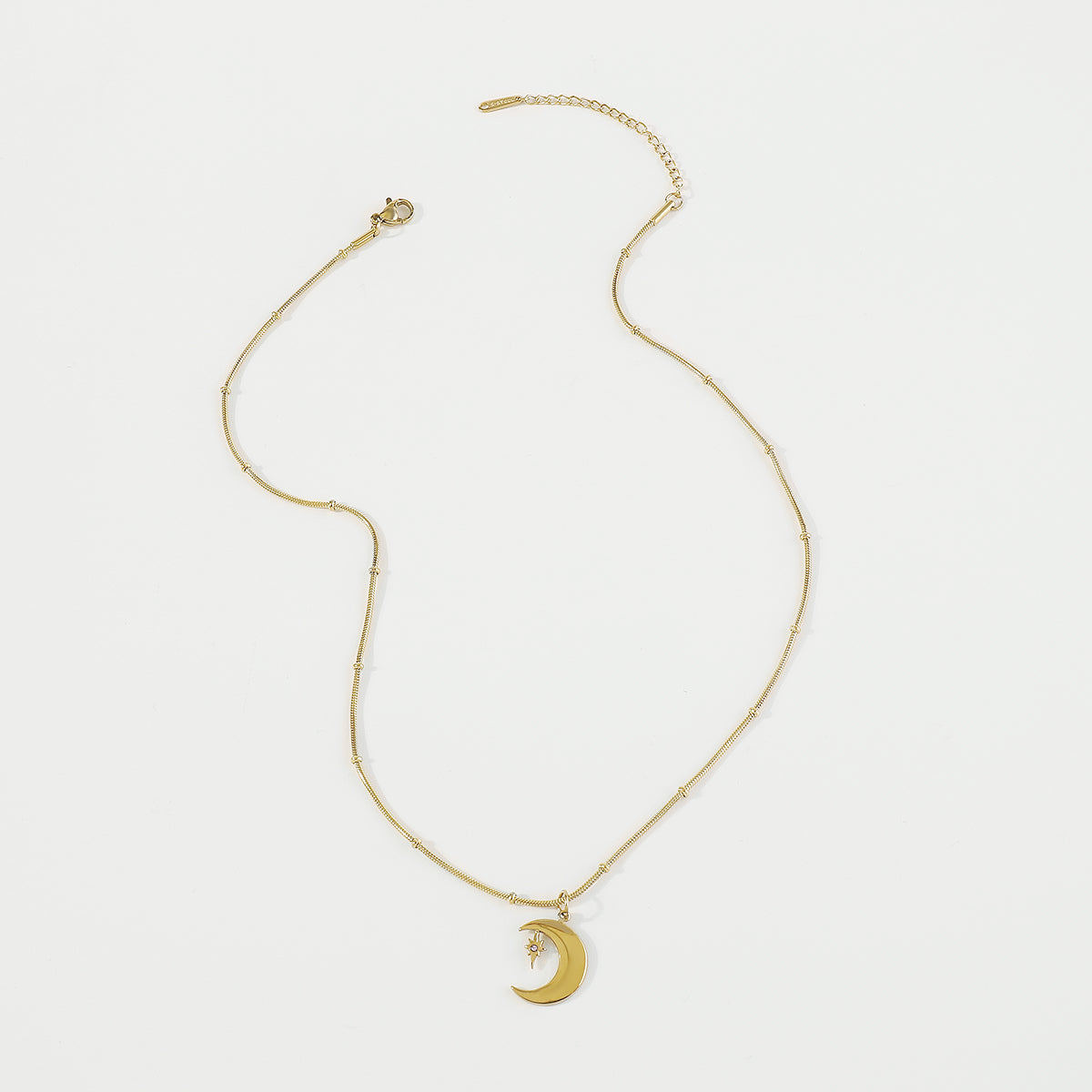ZN0186 18K Gold Plated Stainless Steel Heart Necklace Tarnish Free