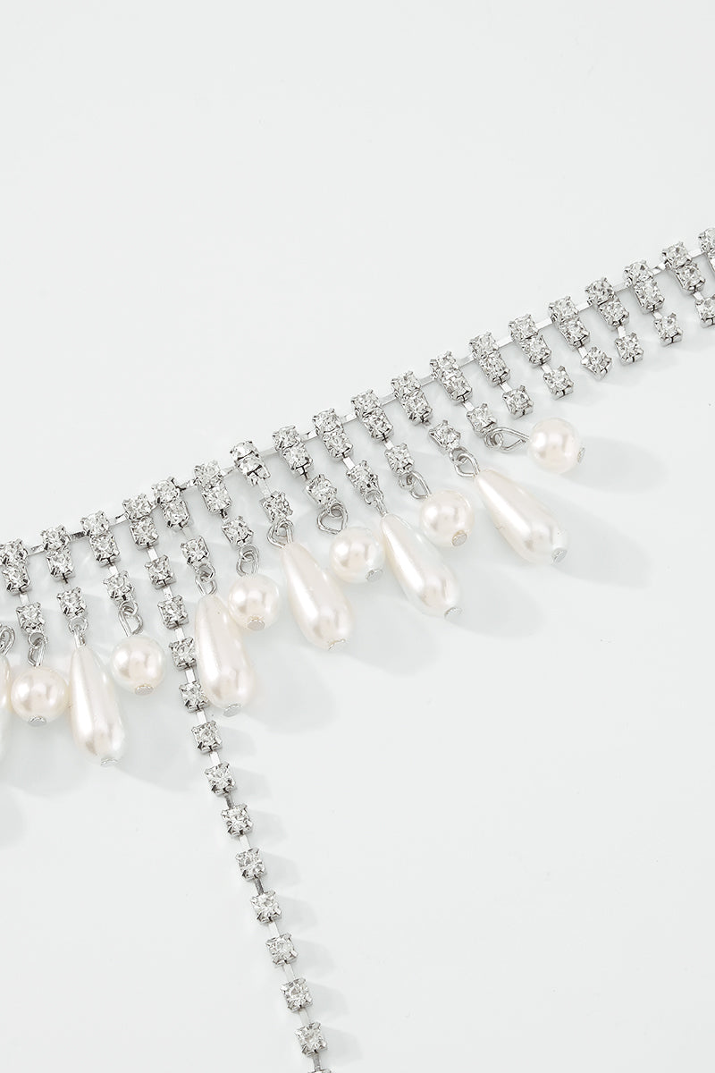 Charm Pearl Pendant Chest Body Chain medyjewelry