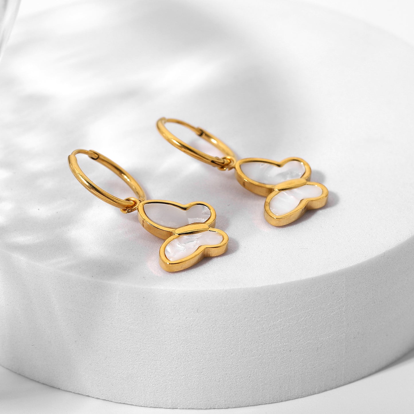 Butterfly Hoop Earrings medyjewelry