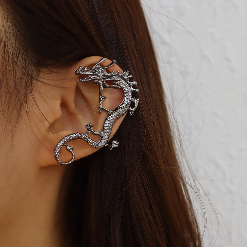 Vintage Dragon Ear Cuff Wrap Without Piercing medyjewelry