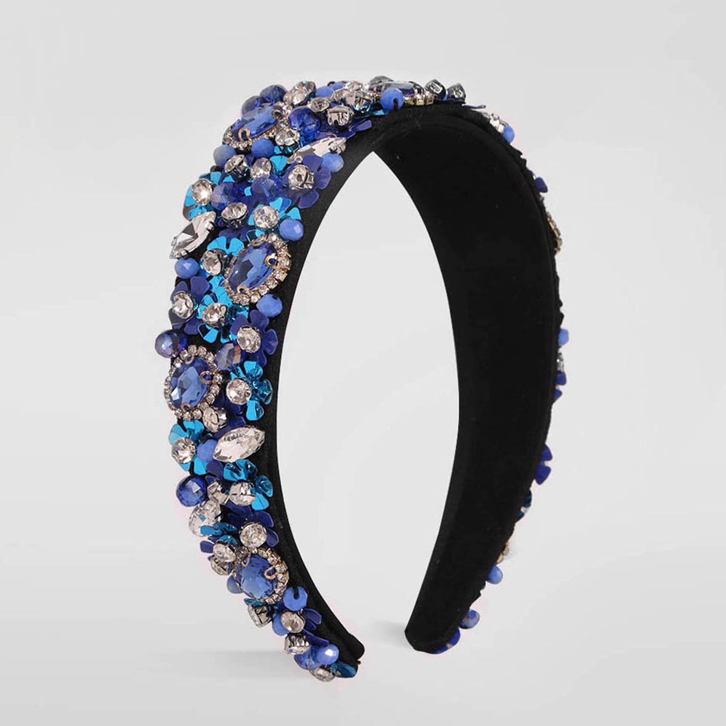 Floral Embellished Luxurious Headbands, Christmas Holiday Headbands medyjewelry