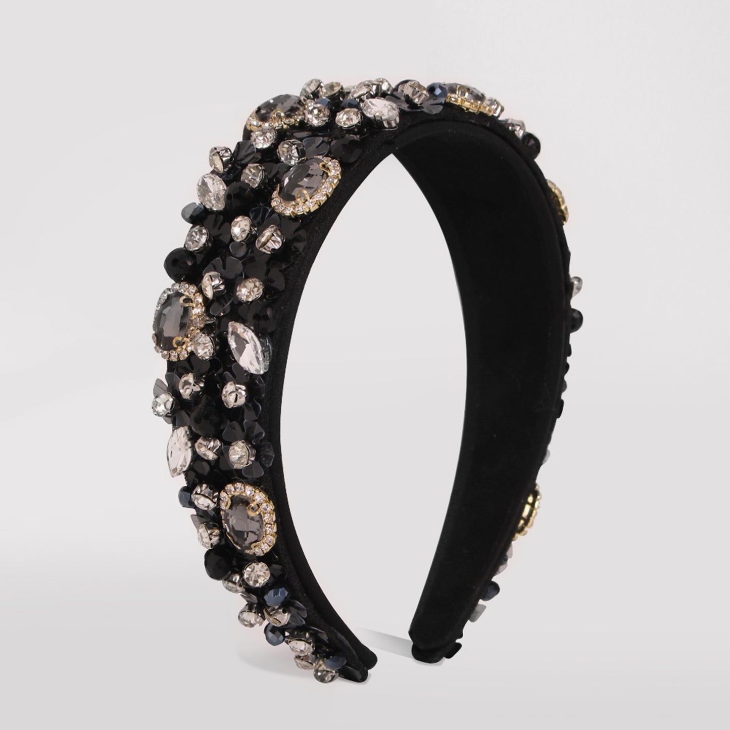 Floral Embellished Luxurious Headbands, Christmas Holiday Headbands medyjewelry