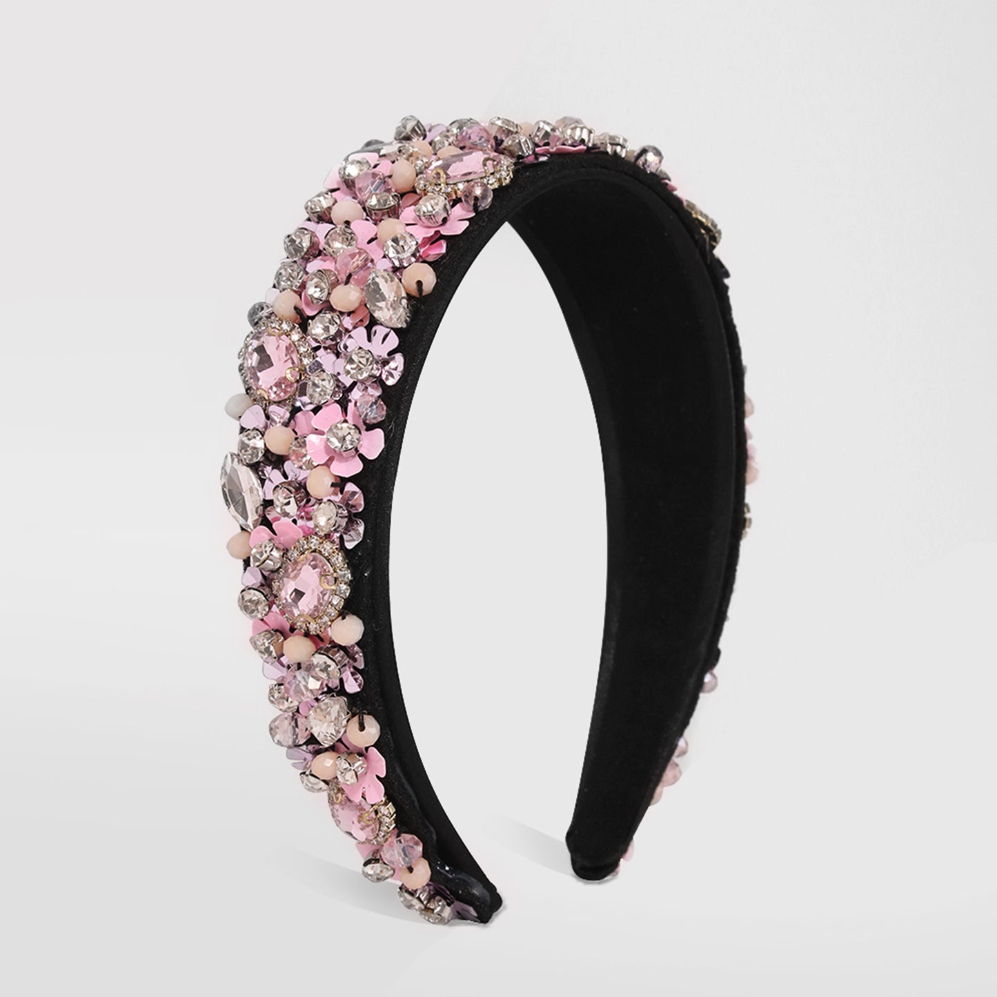 Floral Embellished Luxurious Headbands, Christmas Holiday Headbands medyjewelry