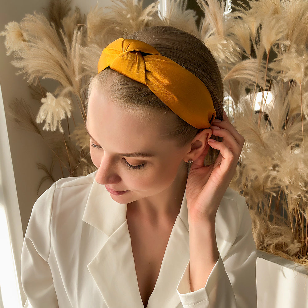 Satin Top Knot Headband medyjewelry