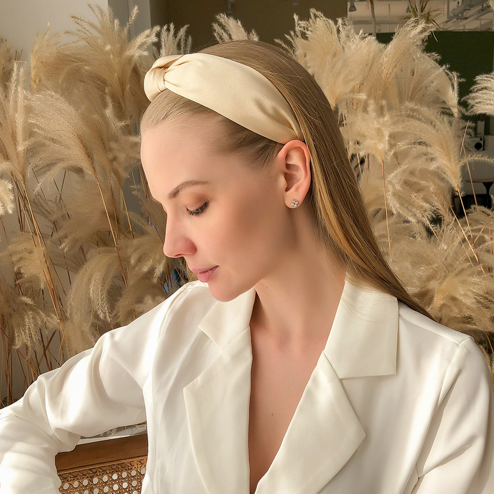 Satin Top Knot Headband medyjewelry