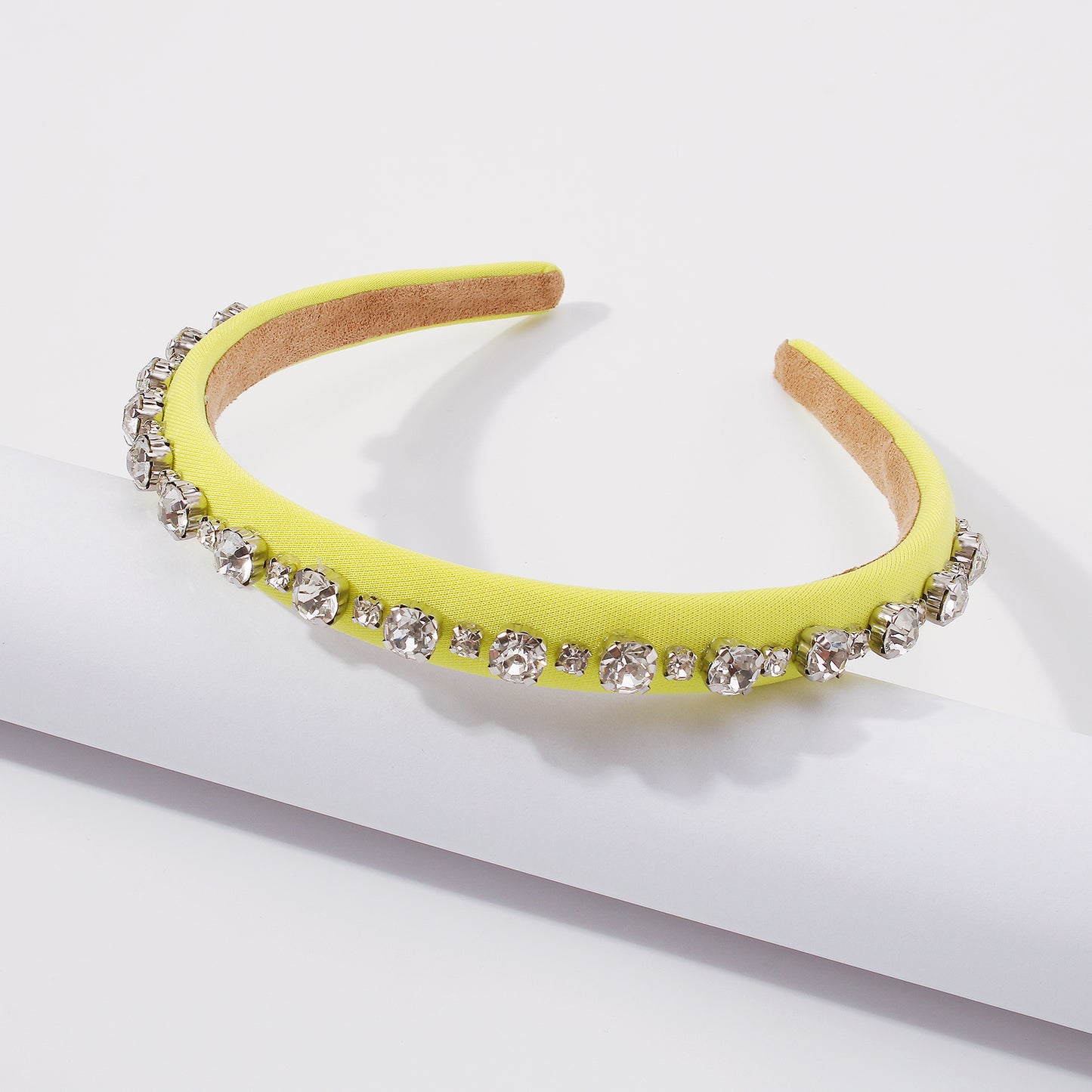 Simple Single Row Rhinestone Headband medyjewelry