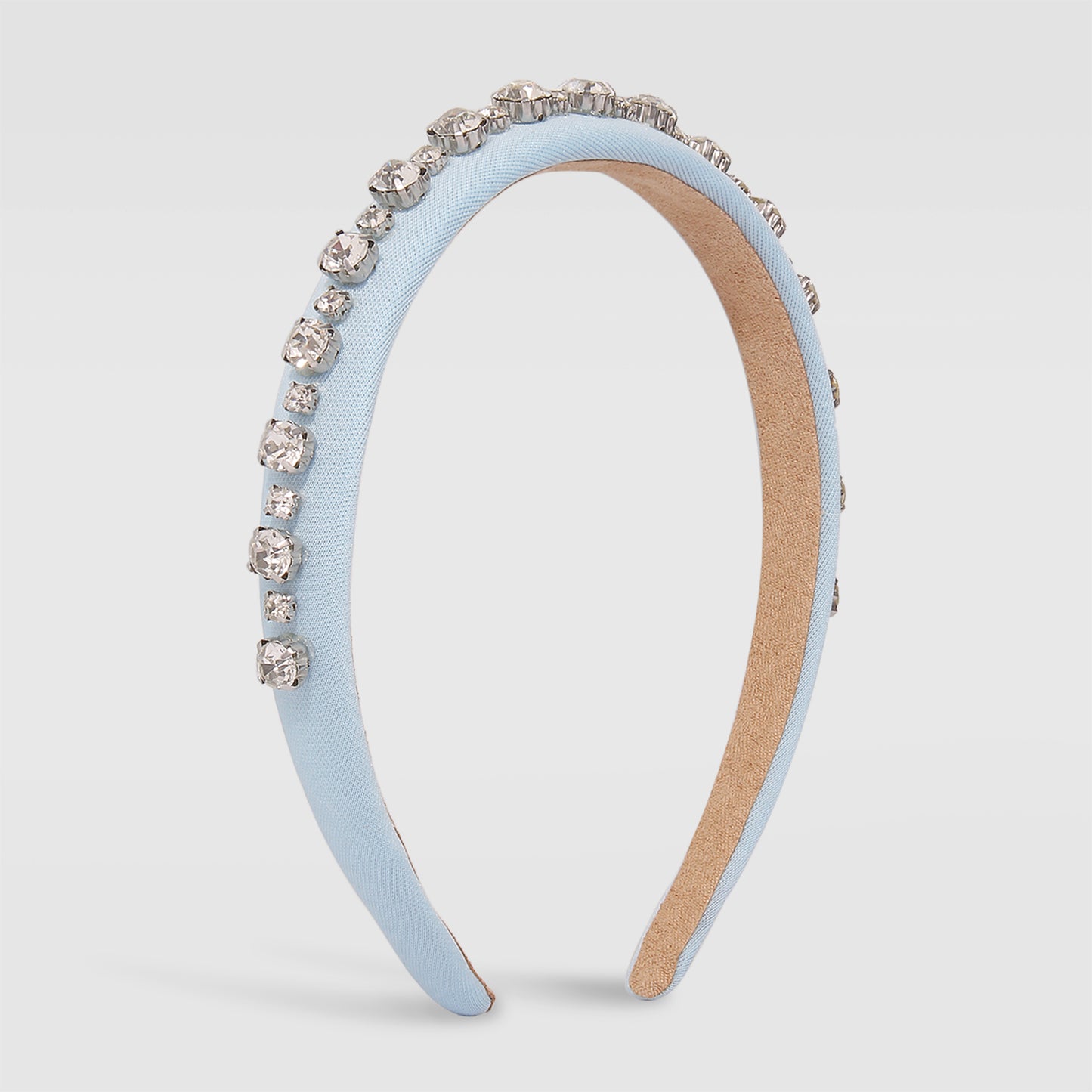 Simple Single Row Rhinestone Headband medyjewelry