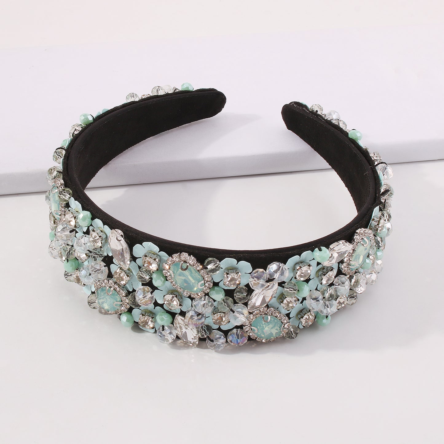 Floral Embellished Luxurious Headbands, Christmas Holiday Headbands medyjewelry