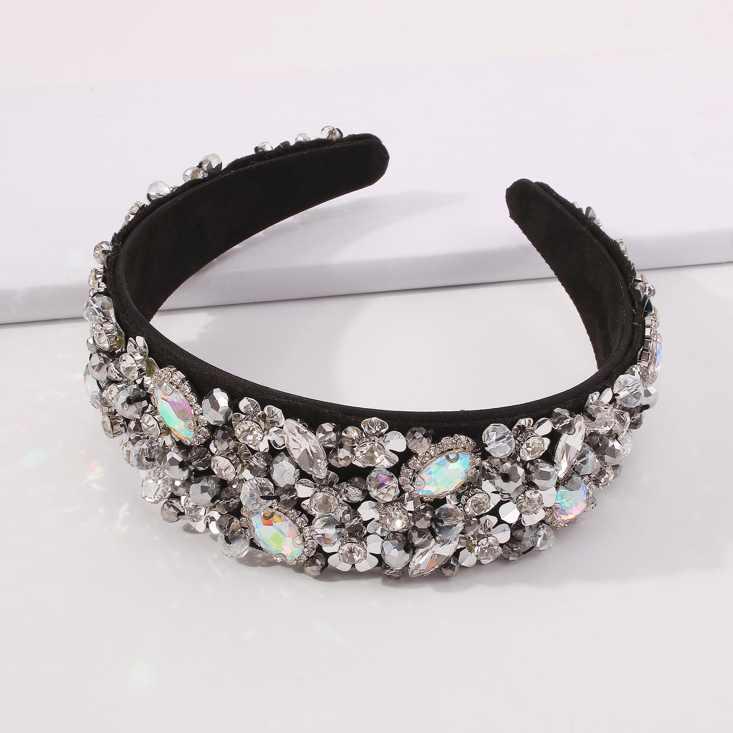Floral Embellished Luxurious Headbands, Christmas Holiday Headbands medyjewelry