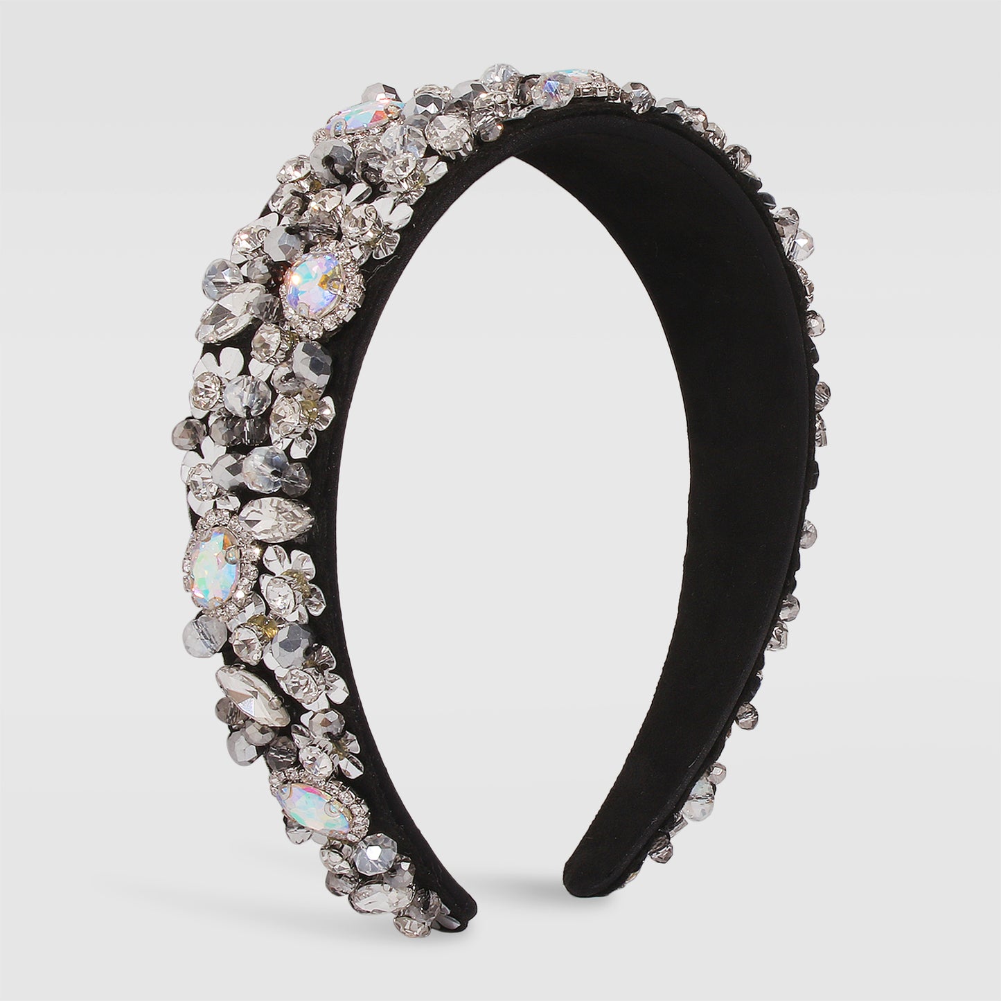 Floral Embellished Luxurious Headbands, Christmas Holiday Headbands medyjewelry