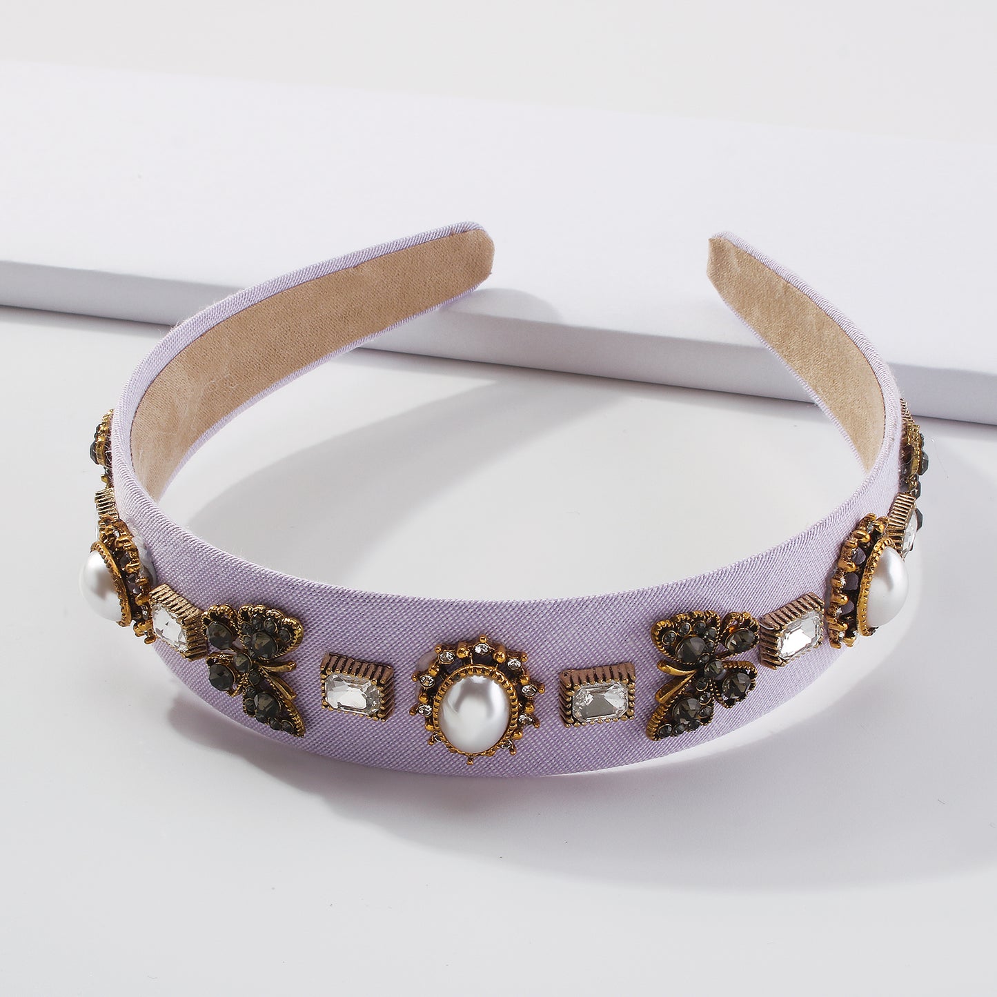 Baroque Rhinestone Butterfly Headbands medyjewelry