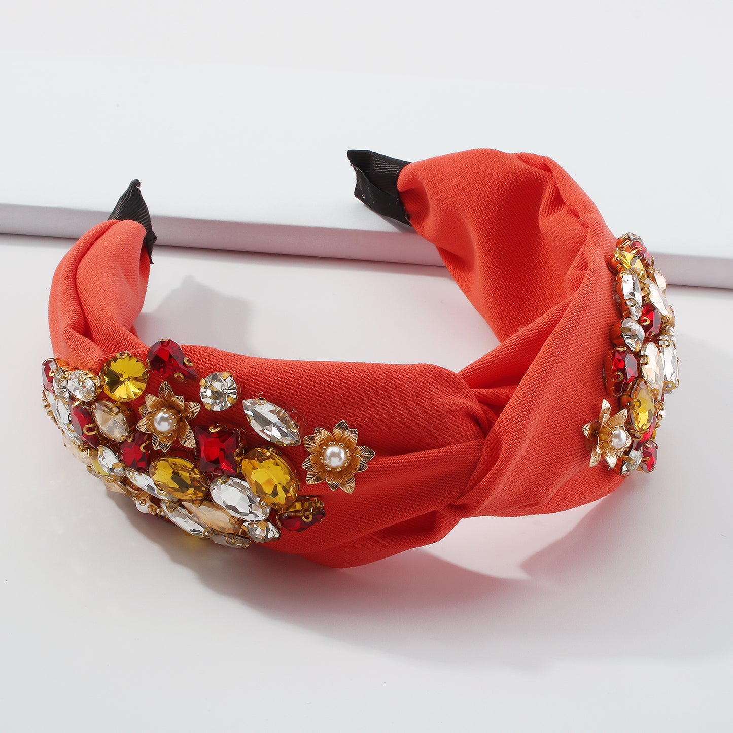 Full Rhinestone Top Knotted Headbands medyjewelry