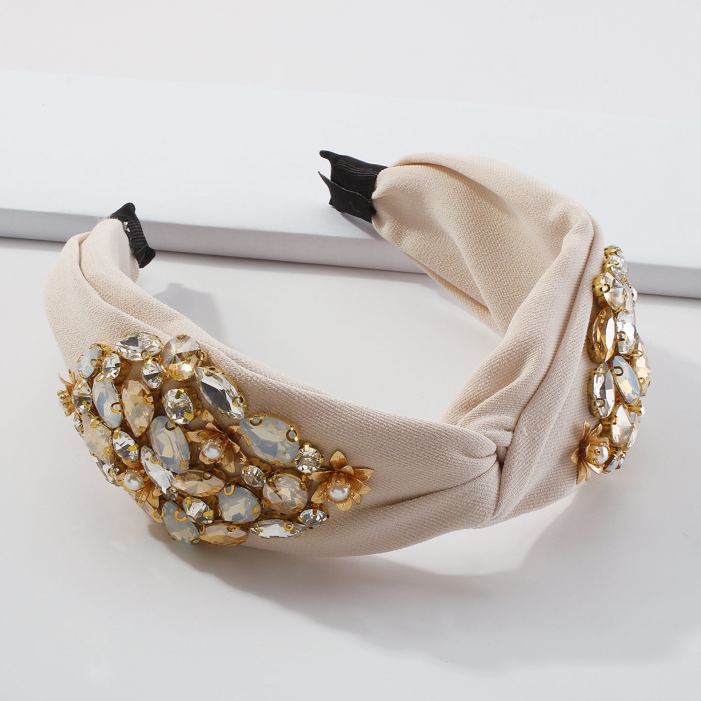 Full Rhinestone Top Knotted Headbands medyjewelry