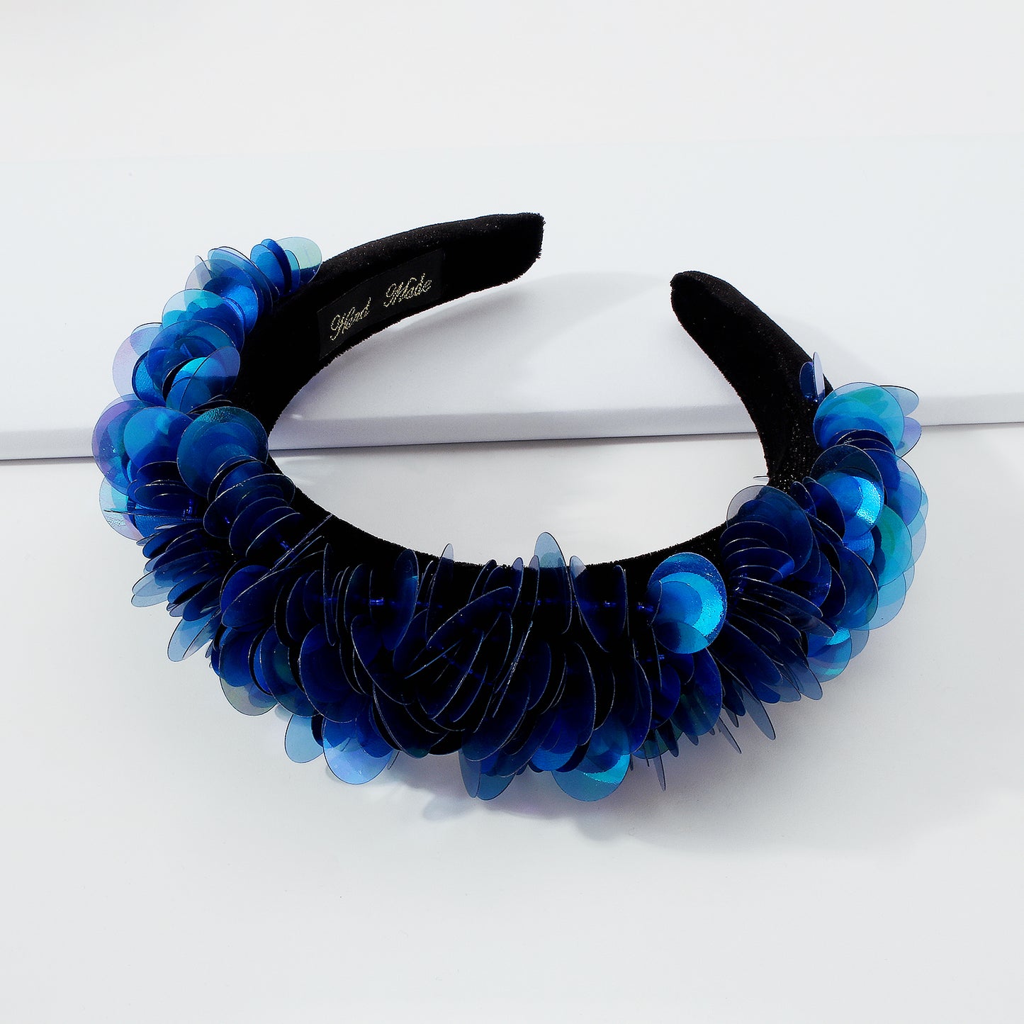 Large Sequin Sparkly Padded Headbands medyjewelry