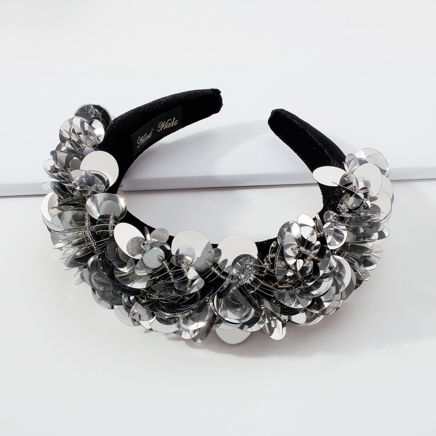 Large Sequin Sparkly Padded Headbands medyjewelry