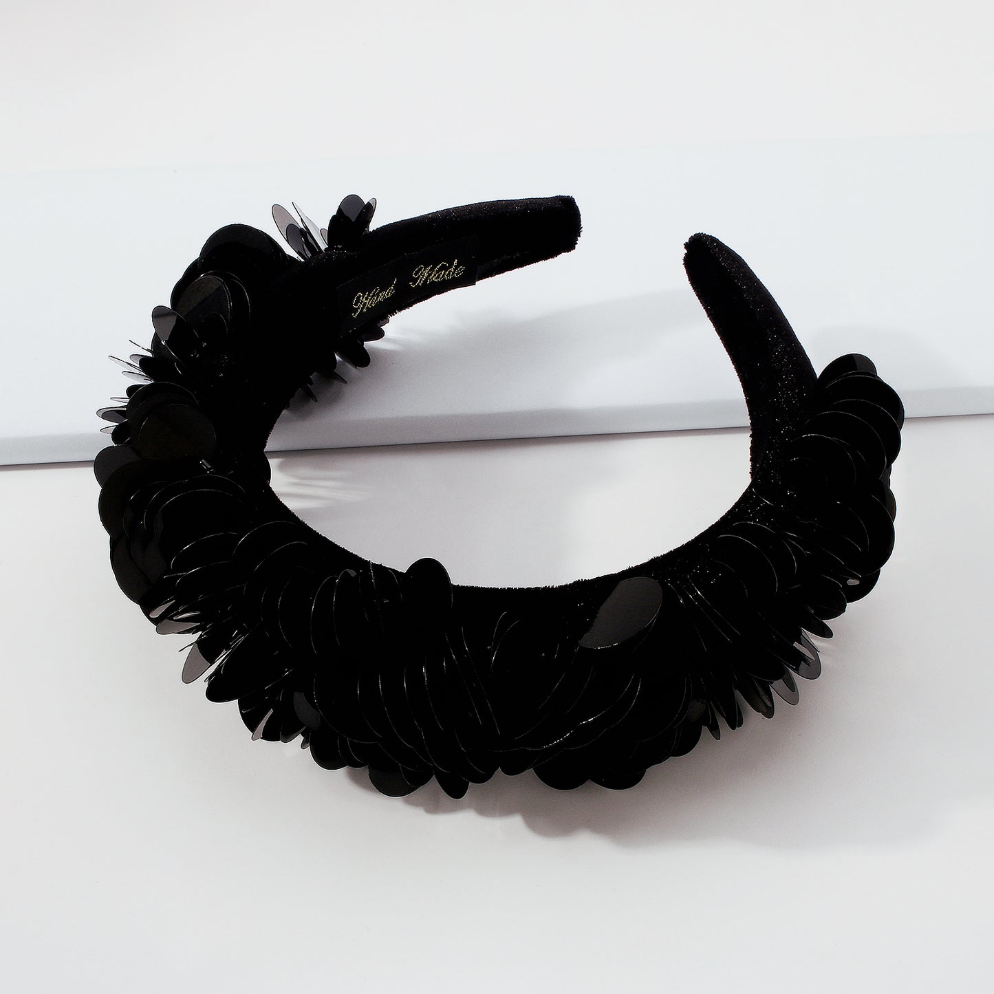 Large Sequin Sparkly Padded Headbands medyjewelry