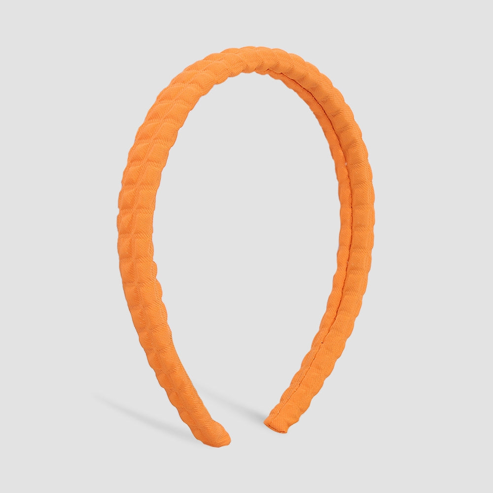 New Sweet Solid Color Textured Soft Hairband medyjewelry
