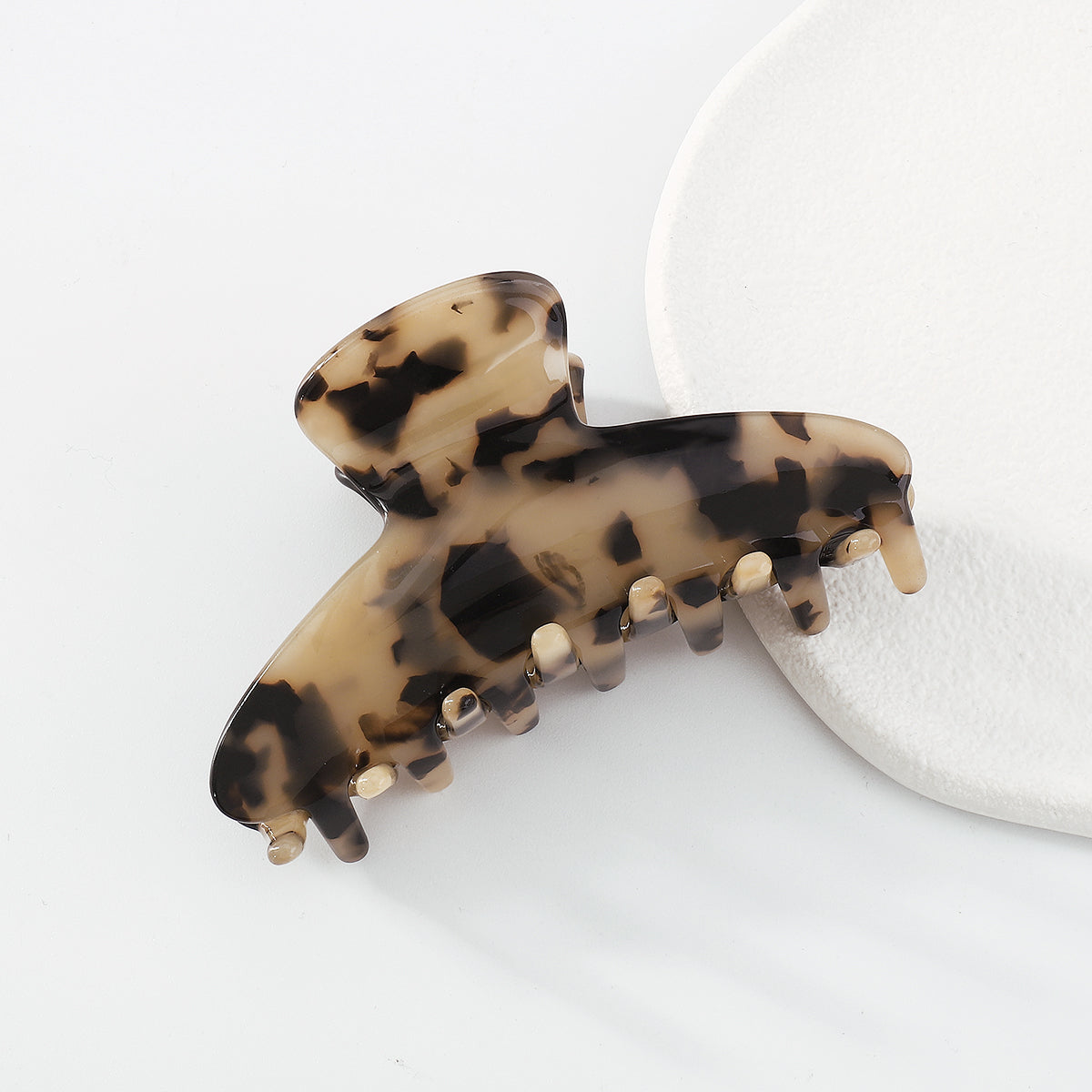 Accetate Leopard Print Hair Clip Crab Hair Claws medyjewelry