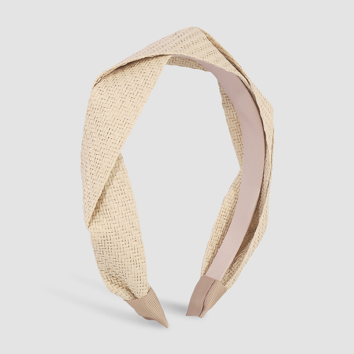 Summer Handmade Straw Woven Braided Headband medyjewelry