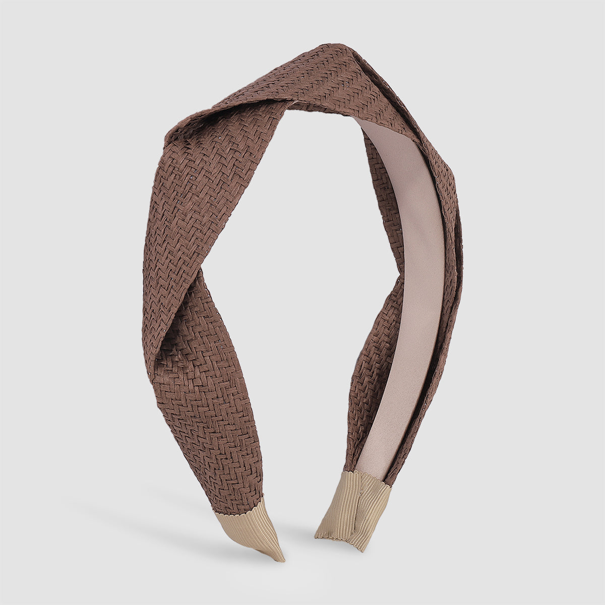 Summer Handmade Straw Woven Braided Headband medyjewelry