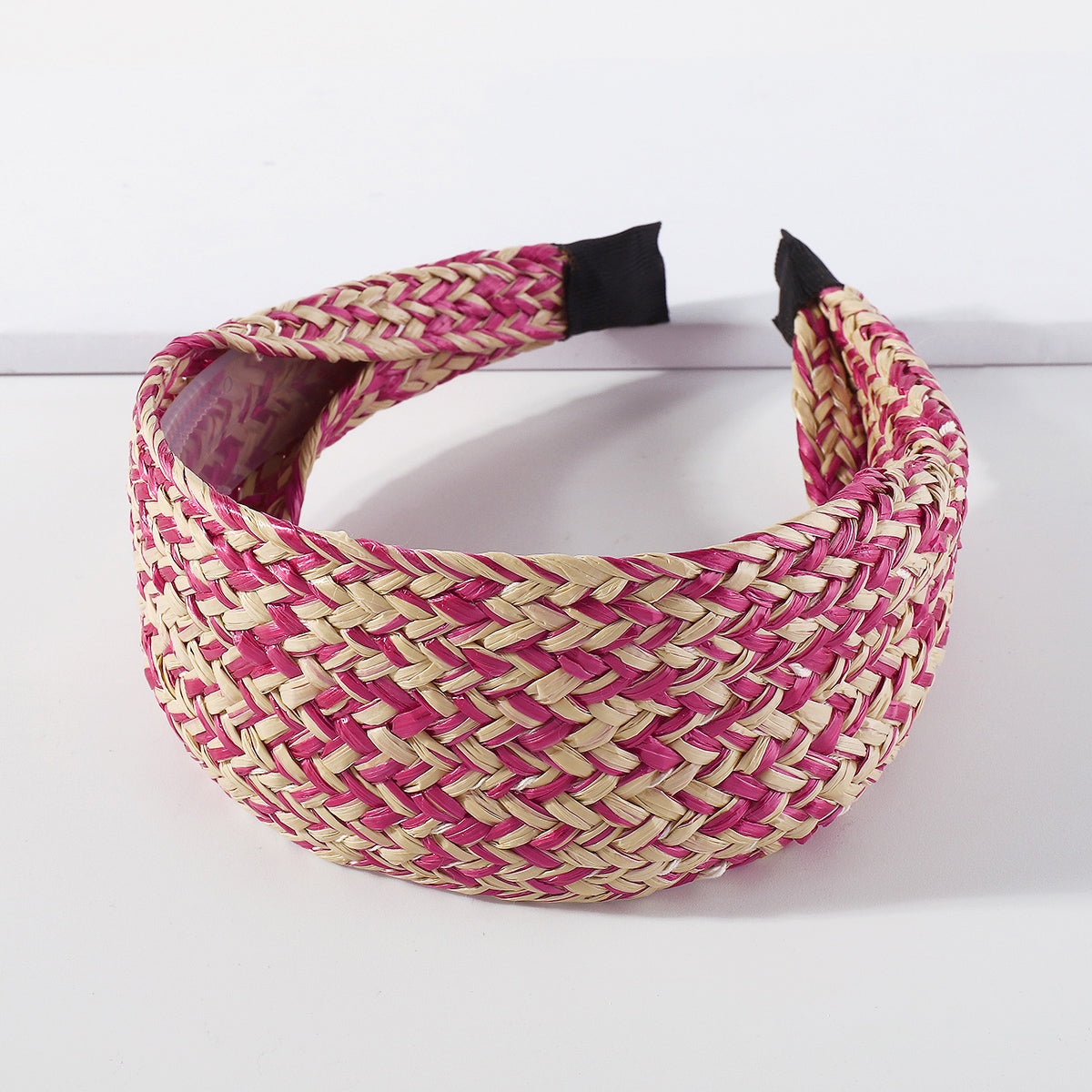 New Raffia Flat Wide Hair Bands medyjewelry