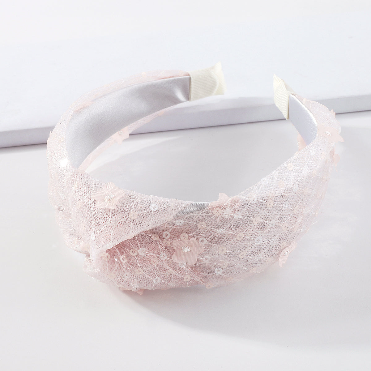 Vintage Flower Knotted Mesh Hairbands medyjewelry