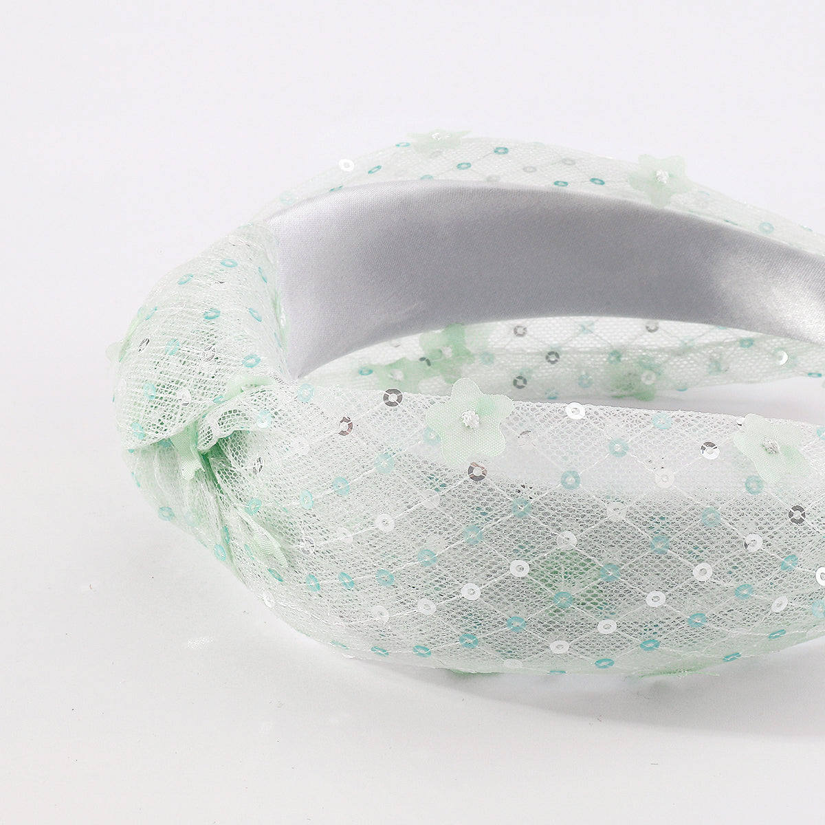 Vintage Flower Knotted Mesh Hairbands medyjewelry