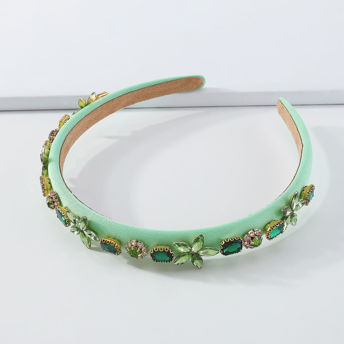 Shiny Handmade Crystal Flower Colorful Headband medyjewelry