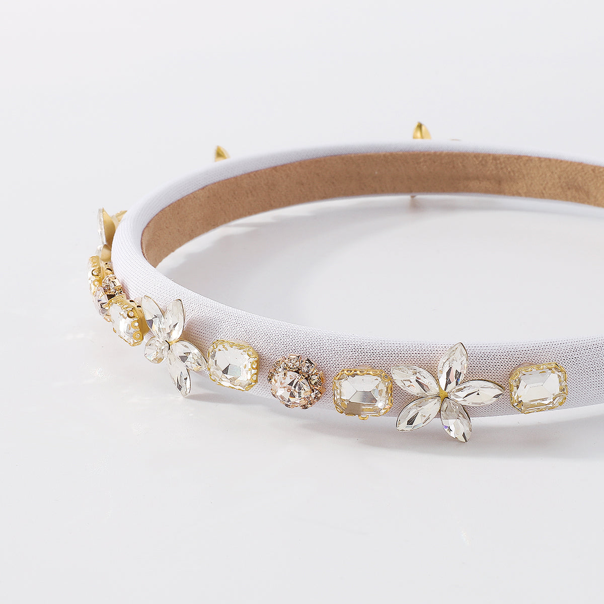 Shiny Handmade Crystal Flower Colorful Headband medyjewelry