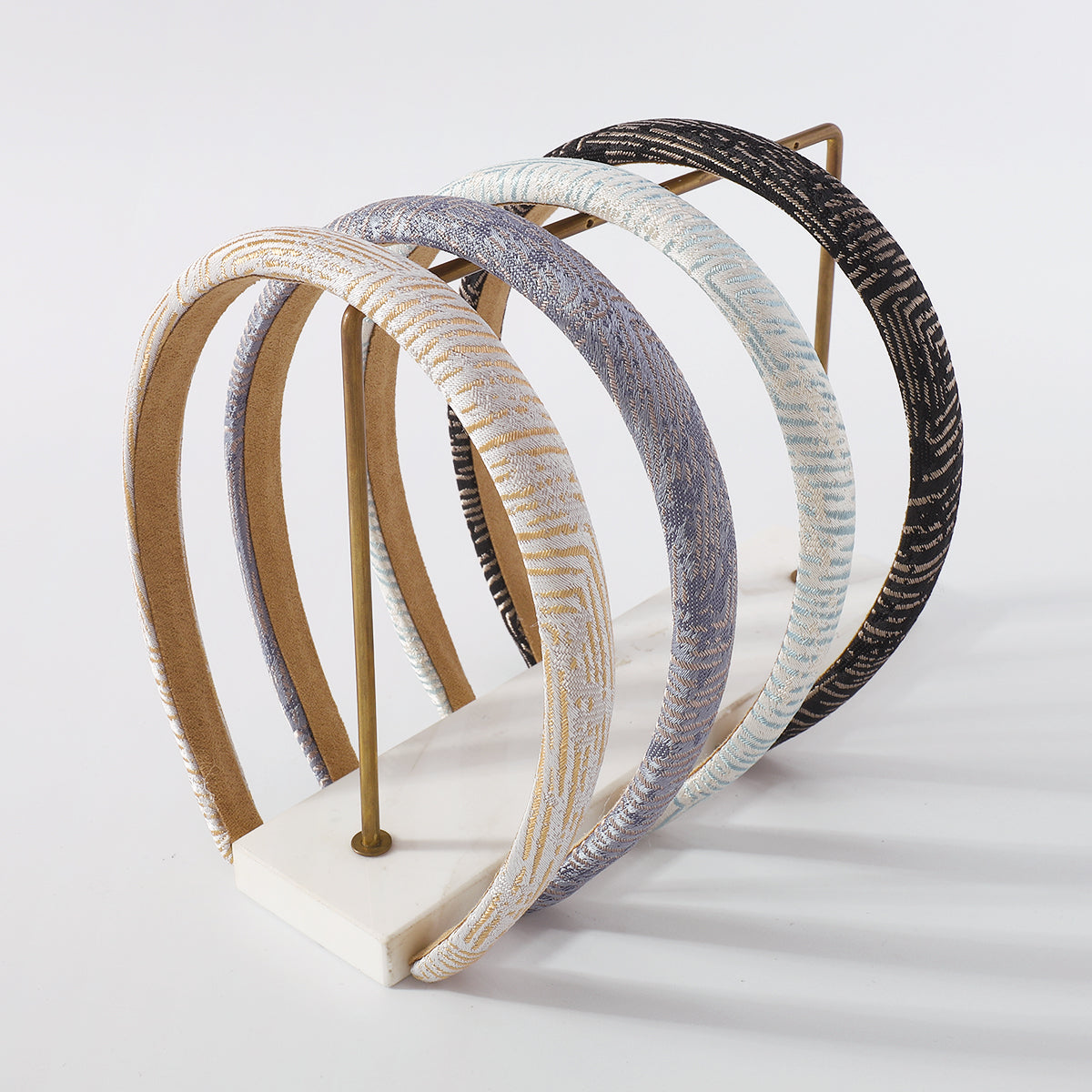 Fashion Embroidery Stripe Hair Hoop medyjewelry