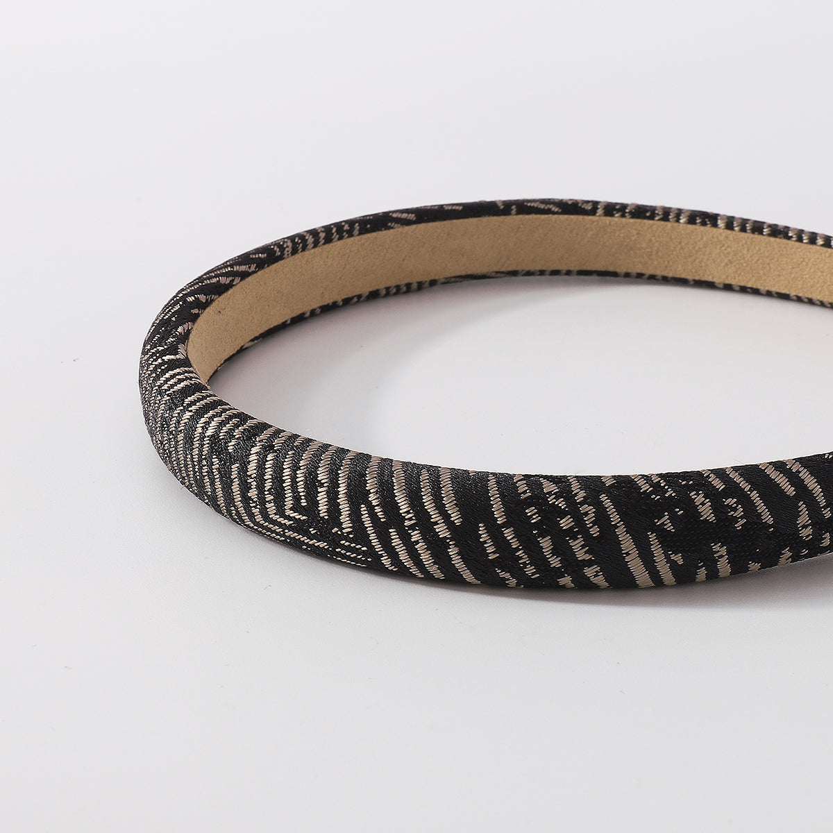 Fashion Embroidery Stripe Hair Hoop medyjewelry