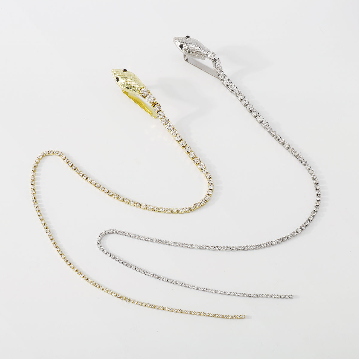 Long Claw Chain Snake Hair Clip medyjewelry
