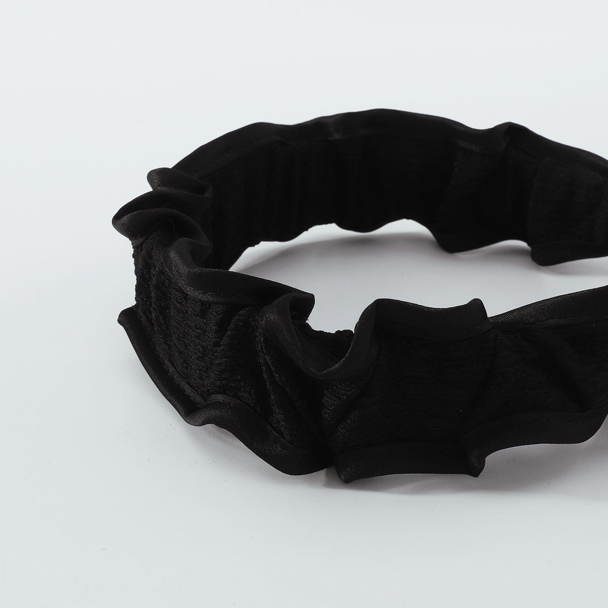 New Fashion Black Side Pleated Headband medyjewelry