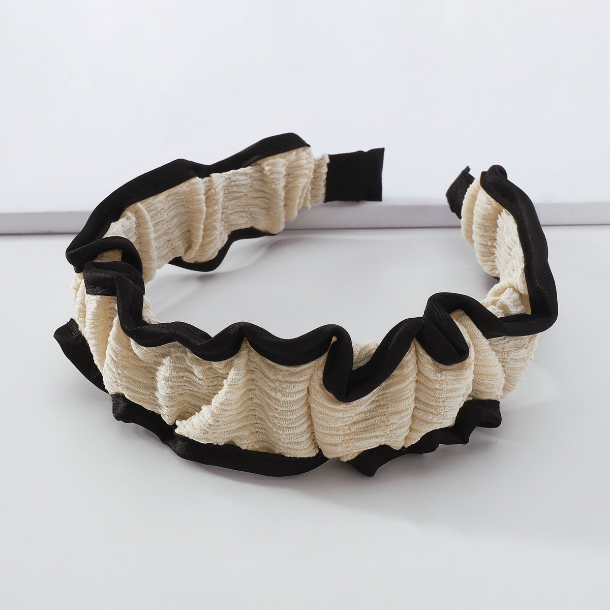 New Fashion Black Side Pleated Headband medyjewelry
