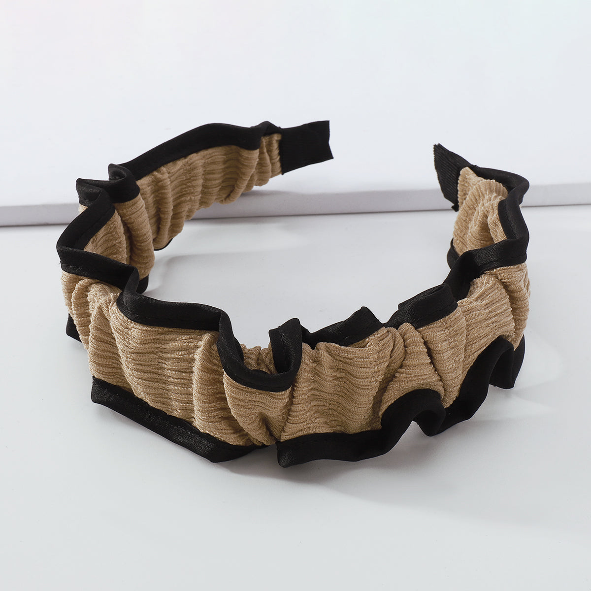 New Fashion Black Side Pleated Headband medyjewelry