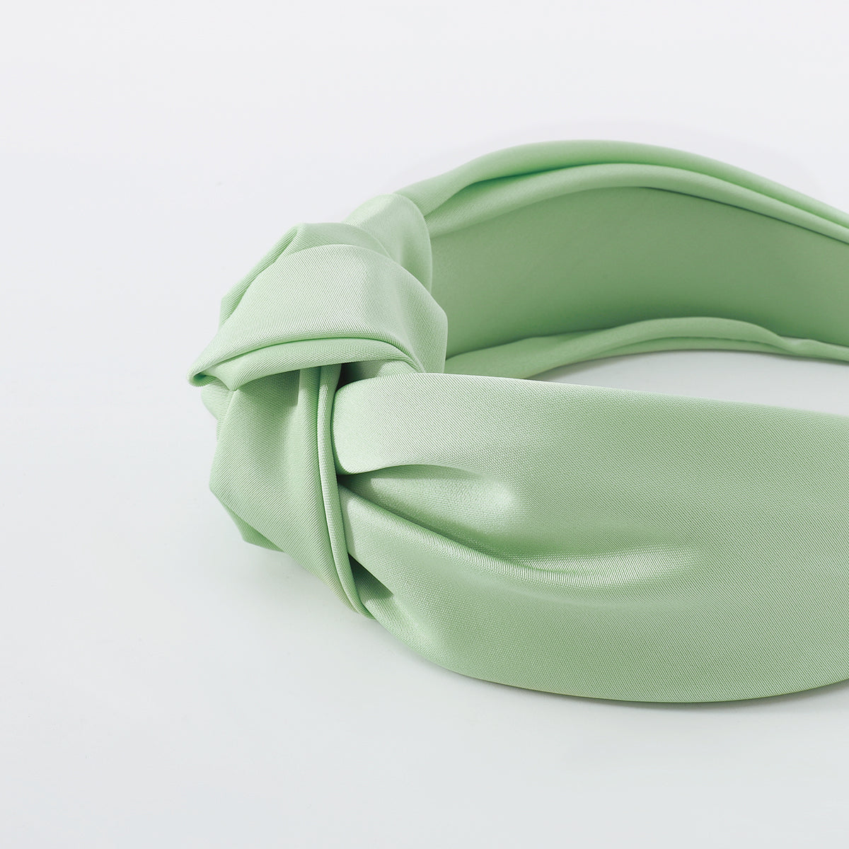 Satin Pastel Colors Wide Topknot Headband medyjewelry