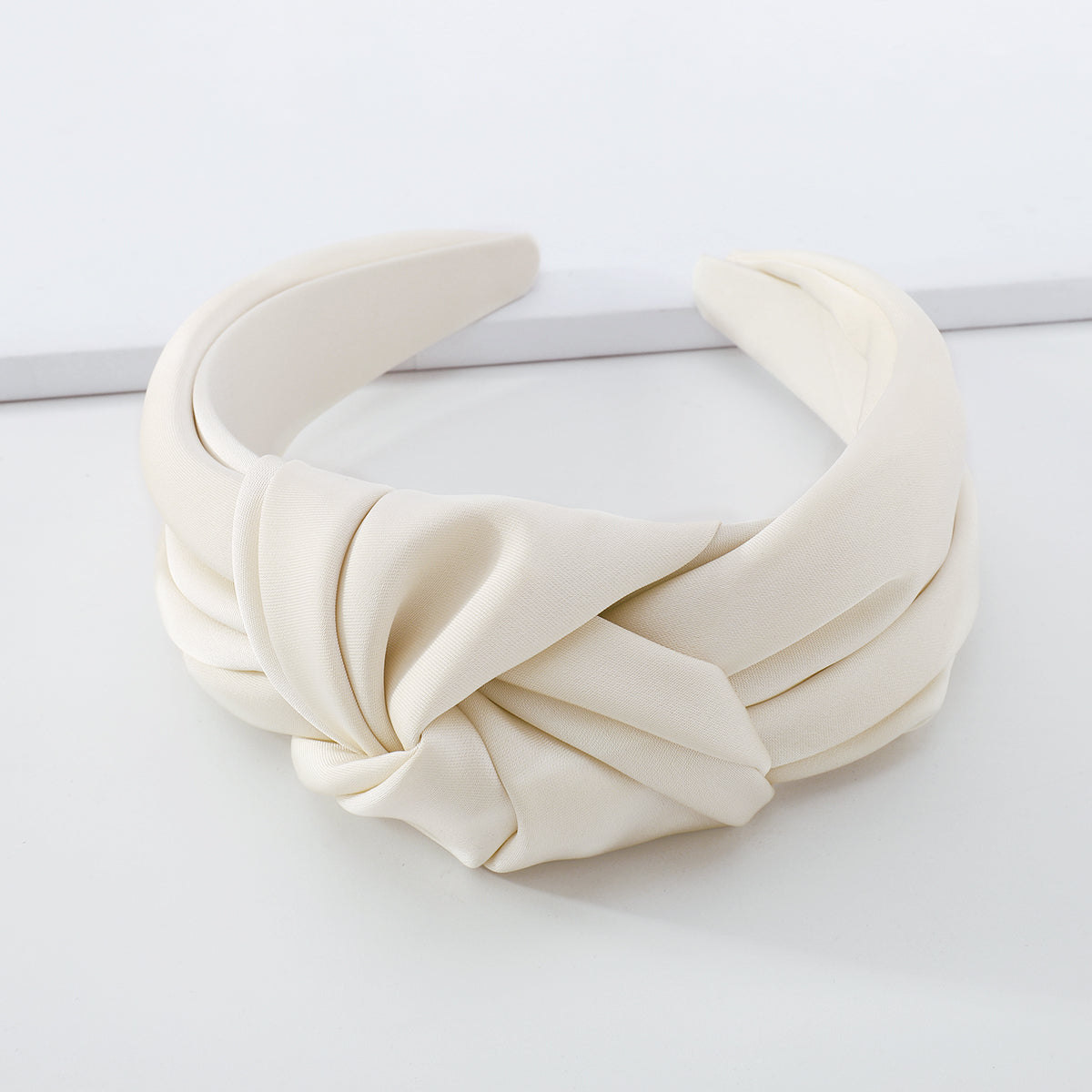 Satin Pastel Colors Wide Topknot Headband medyjewelry