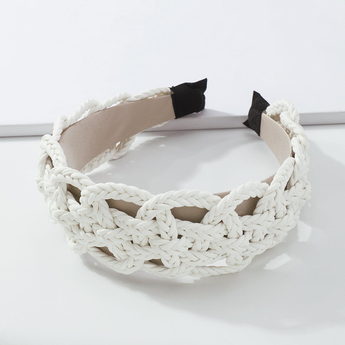 Fashion Twist PU leather Braid Non-slip Headbands medyjewelry